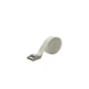 Cinghia a fibbia inox bianco 5 m x 25 mm P 250 kg