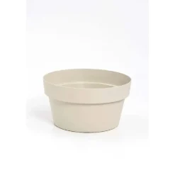 Ciotola in plastica riciclata Mymood 20 cm bianco pietra
