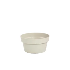 Ciotola plastica riciclata Ø 15 cm bianco pietra
