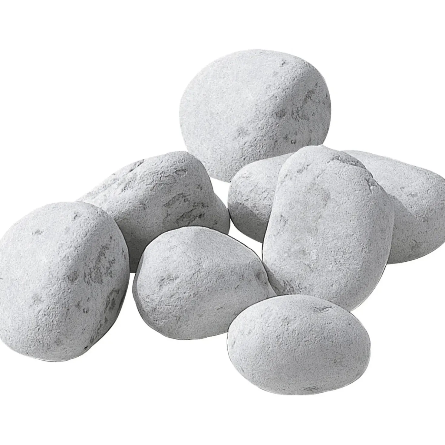 Ciottolo bianco Carrara 40-60 mm 20 kg