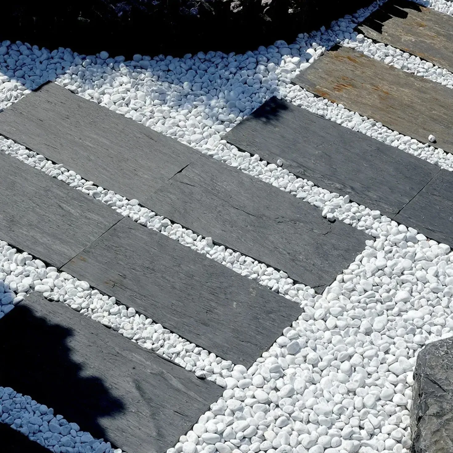 Ciottolo bianco Carrara 25-40 mm 1 kg