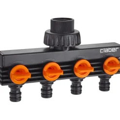 Claber presa rubinetto a 4 vie d`irrigazione