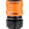 Claber raccordo automatico con Aquastop per tubi da 1/2"