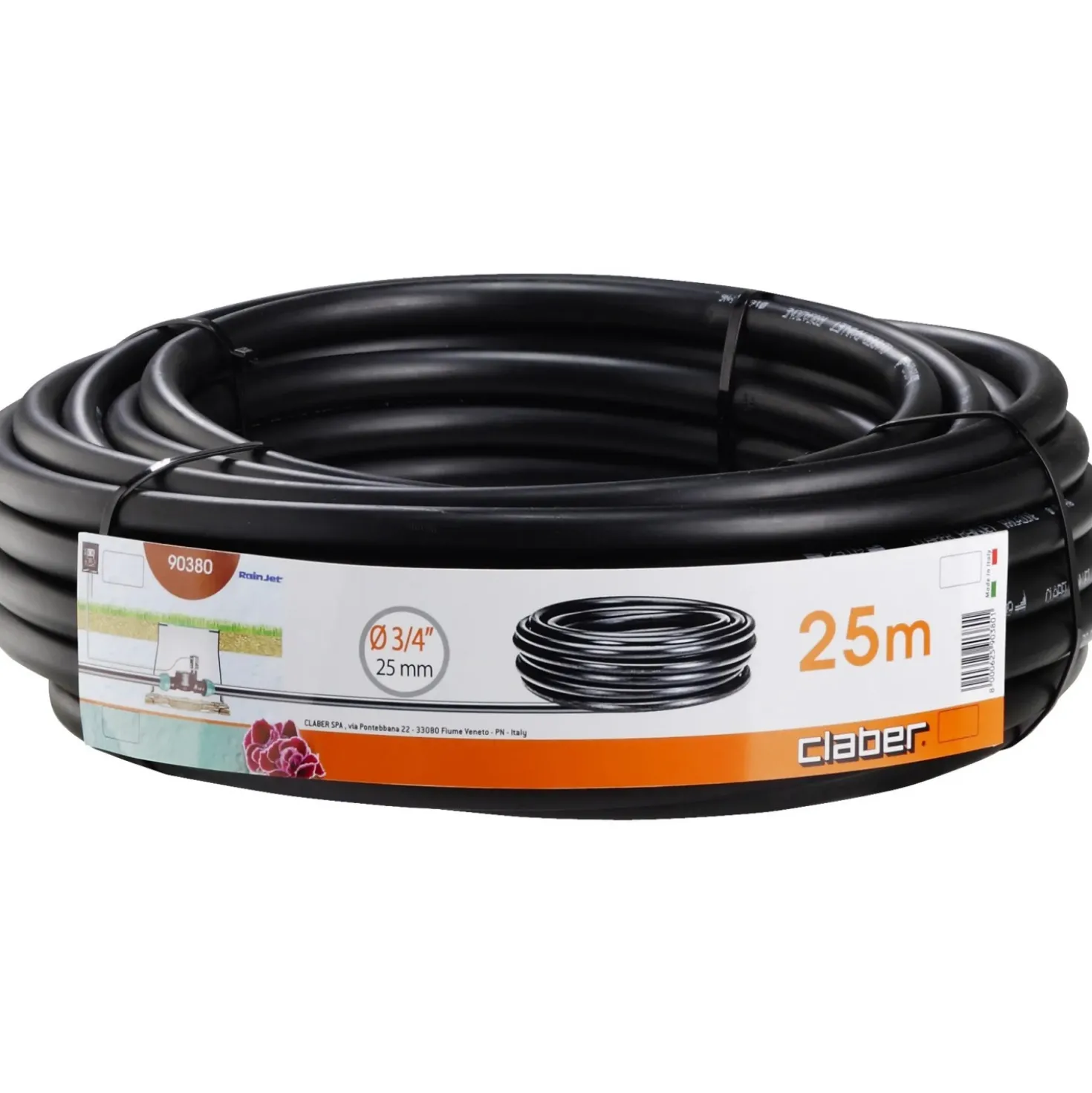 Claber tubo polietilene Ø 3/4" (19-25 mm) 25 m