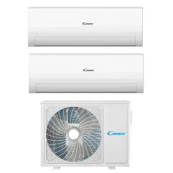 Climatizzatore fisso Candy Pura dualsplit 9000+12000 BTU classe A++/A+