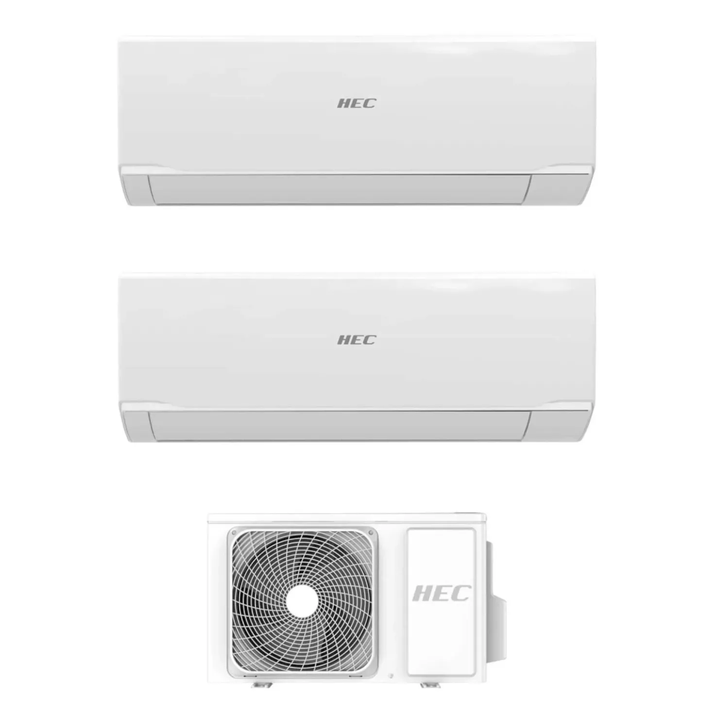 Climatizzatore fisso HEC dualsplit 9000+12000 BTU classe A++/A+