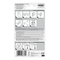 Clip adesive 3M Commandâ„¢ per decorazioni da esterno XSmall trasparenti