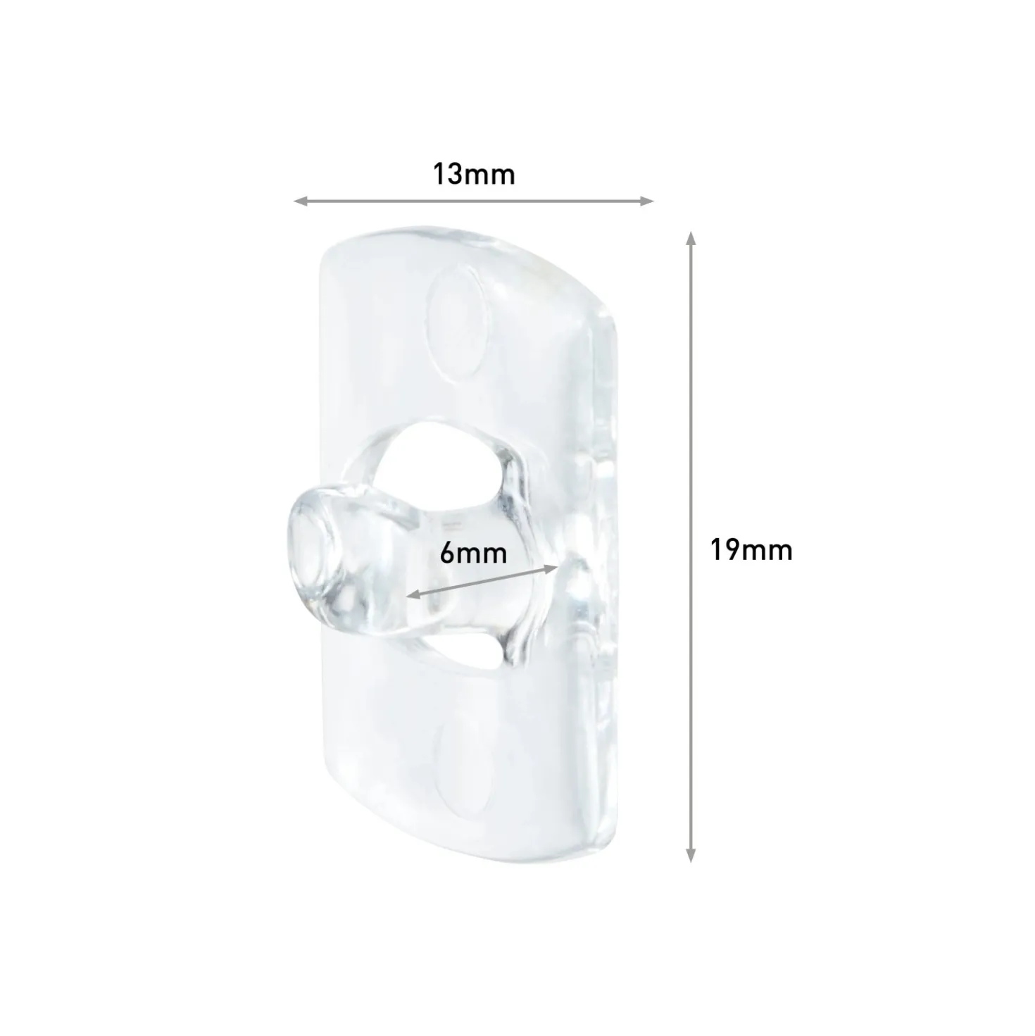 Clip adesive trasparenti 3M Command™ per decorazioni 20 pz