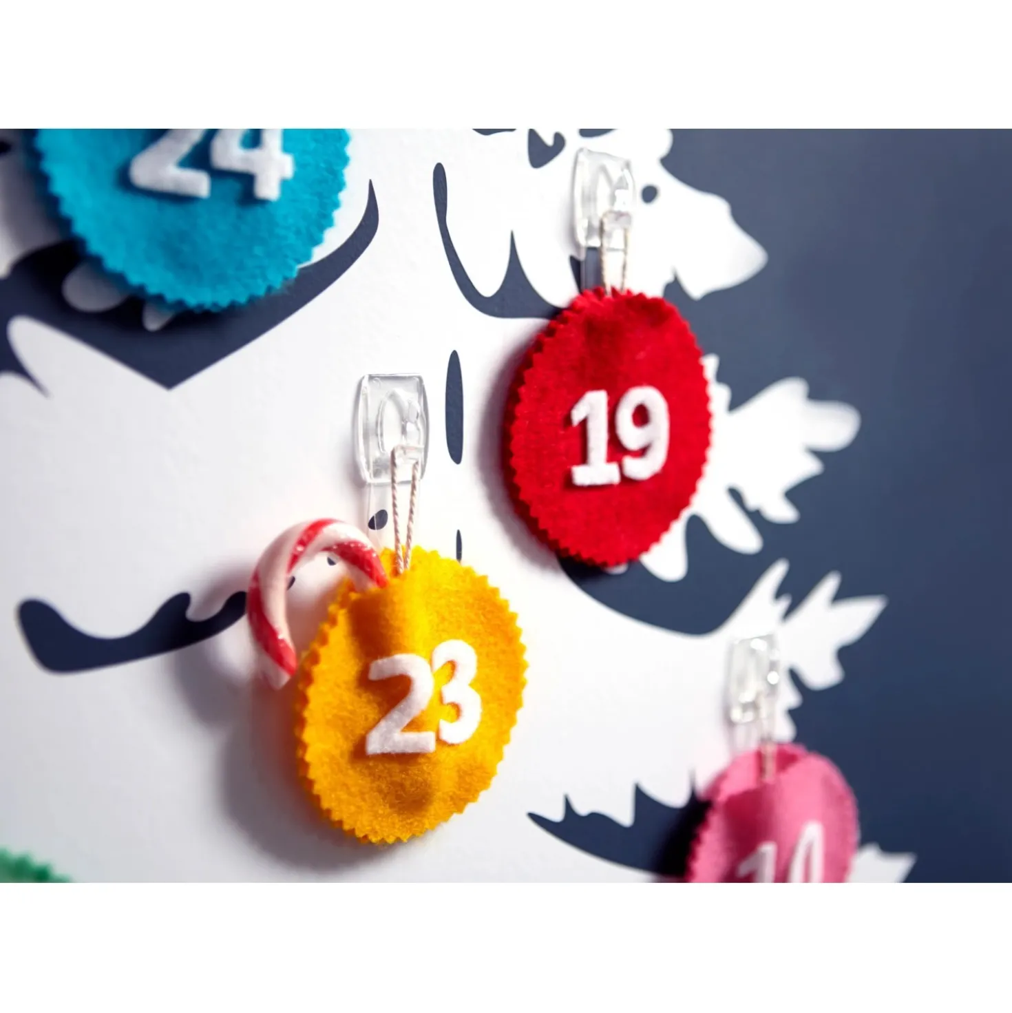 Clip adesive trasparenti 3M Command™ per decorazioni 20 pz
