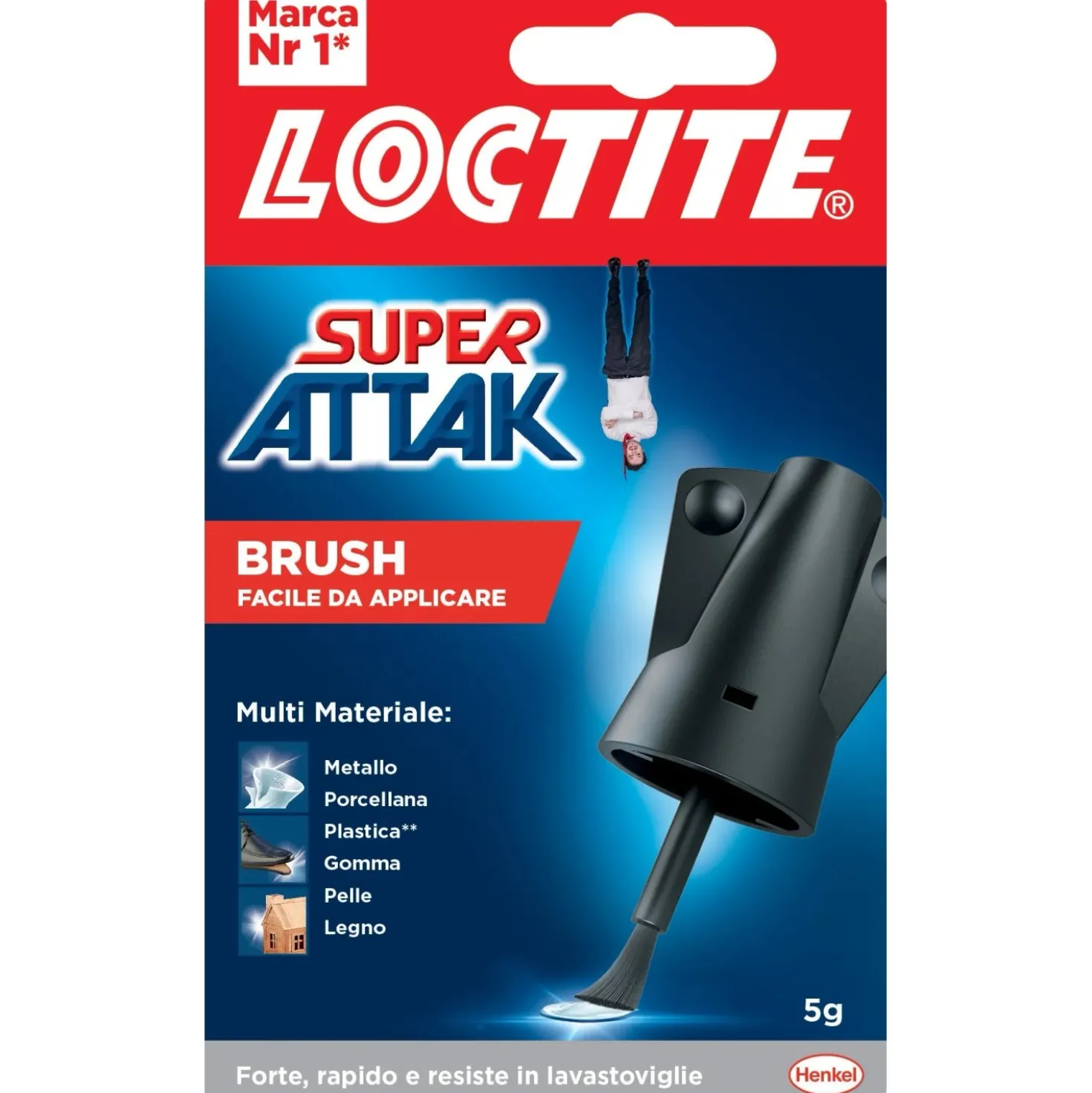 Colla liquida Loctite Super Attak Brush 5 g