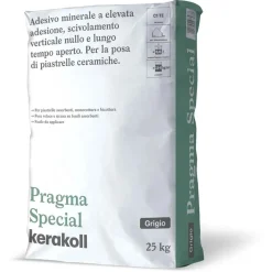 Colla per piastrelle adesivo minerale Special 25 kg grigio