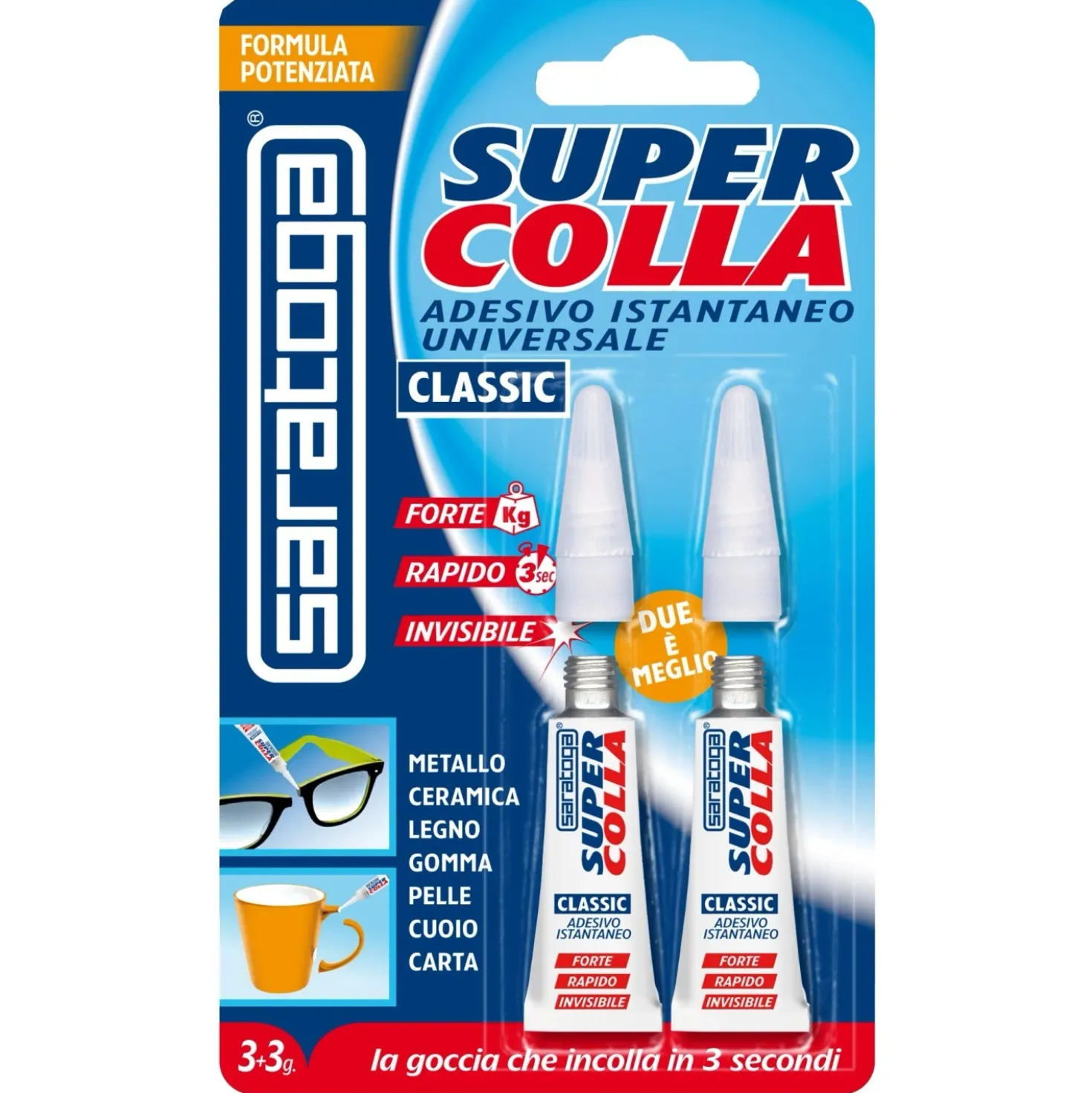 Colla universale instantanea Saratoga Supercolla 4 g