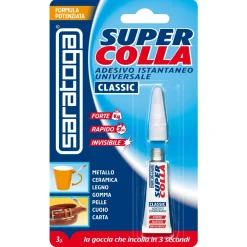 Colla universale instantanea Saratoga Supercolla 3 g