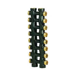 Collettore complanare 4+4 uscite 1/2"