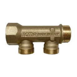 Collettore semplice 3/4" 2 attacco M.1/2