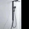 Colonna doccia Aura 3 getti deviatore a 3 vie con bodyjets nero