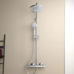 Colonna doccia Ideal Standard con termostato doccia Ceratherm T25 Cromo