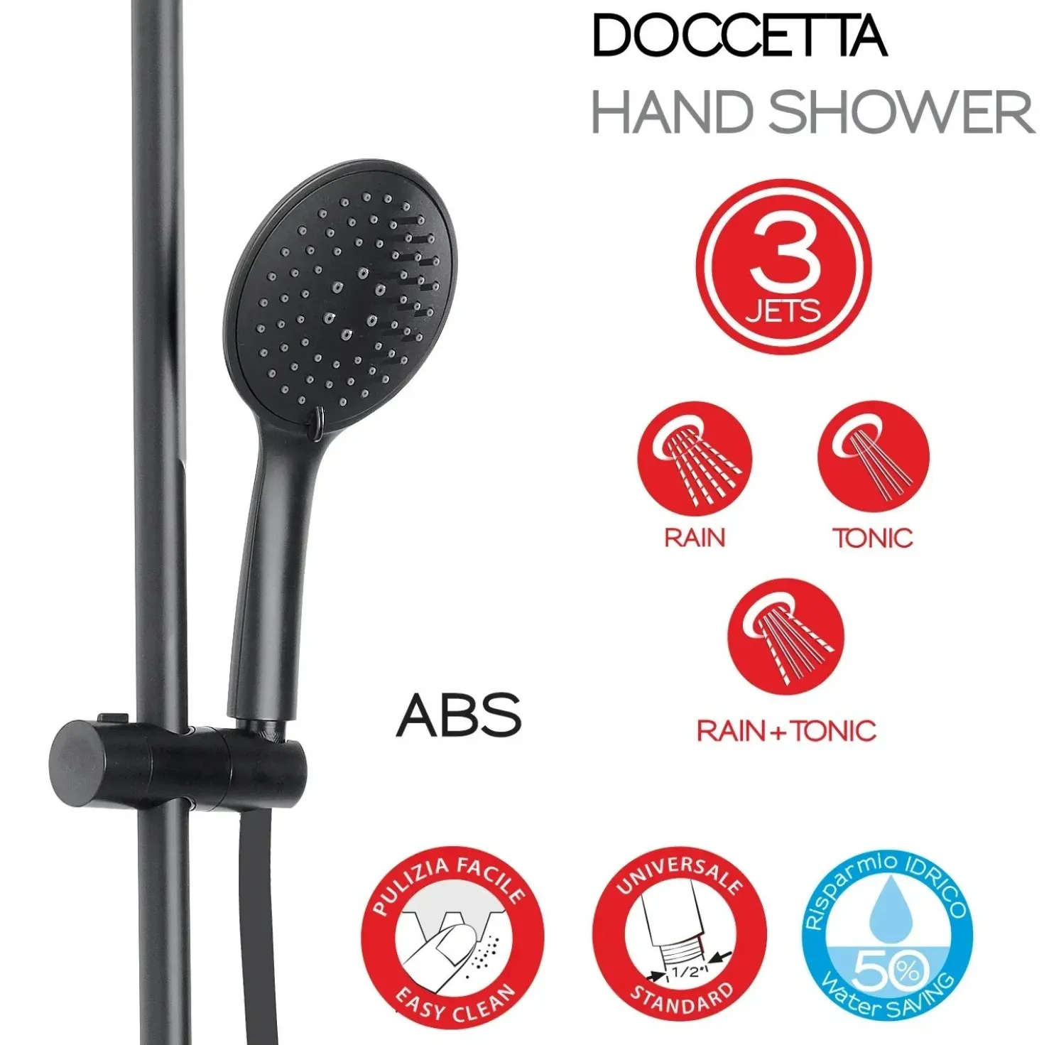 Colonna doccia Star Mix 03 nera