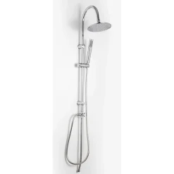 Colonna doccia Starter in acciaio e ABS cromo