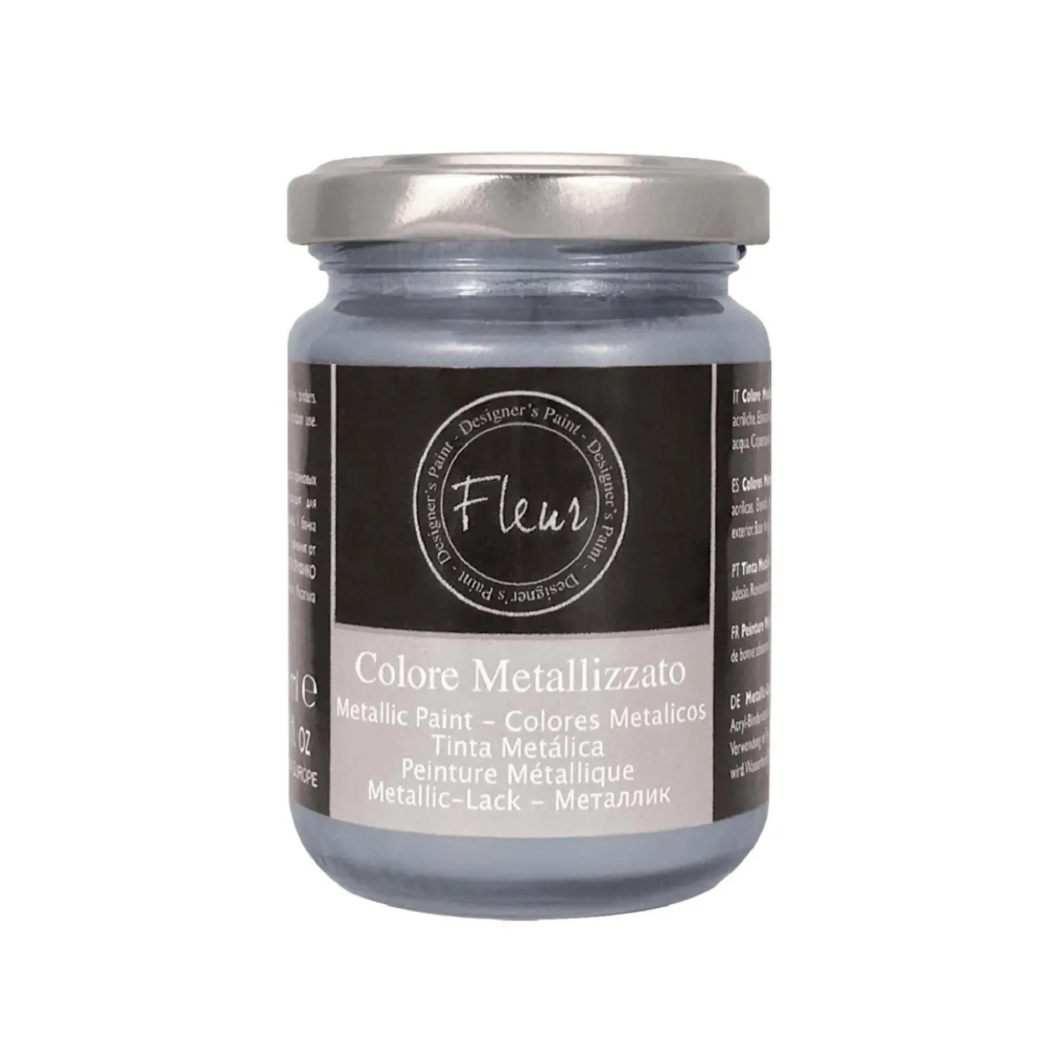 Colore metallizzato Fleur F90 Aston Silver 130 ml