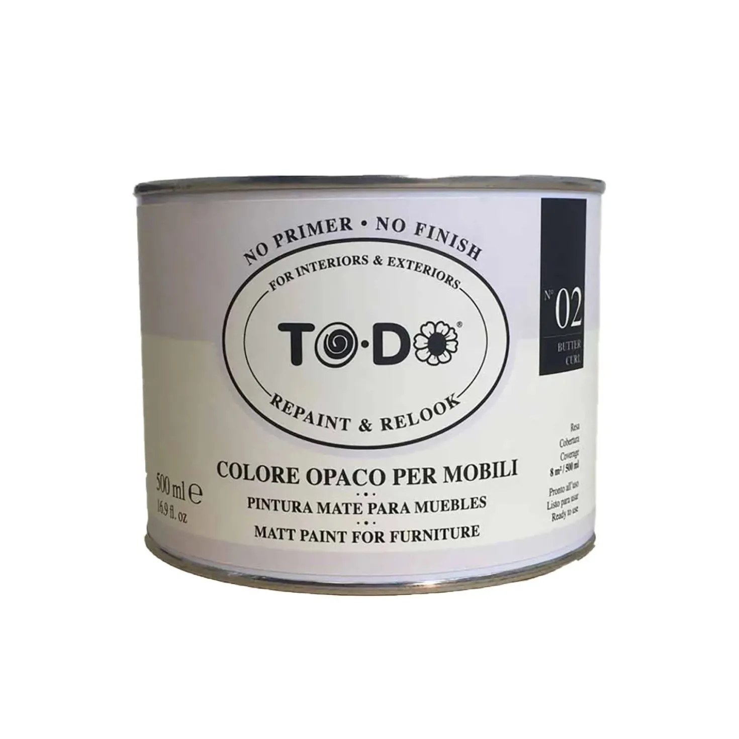 Colore opaco per mobili To-Do n.2 Butter Curl 500 ml