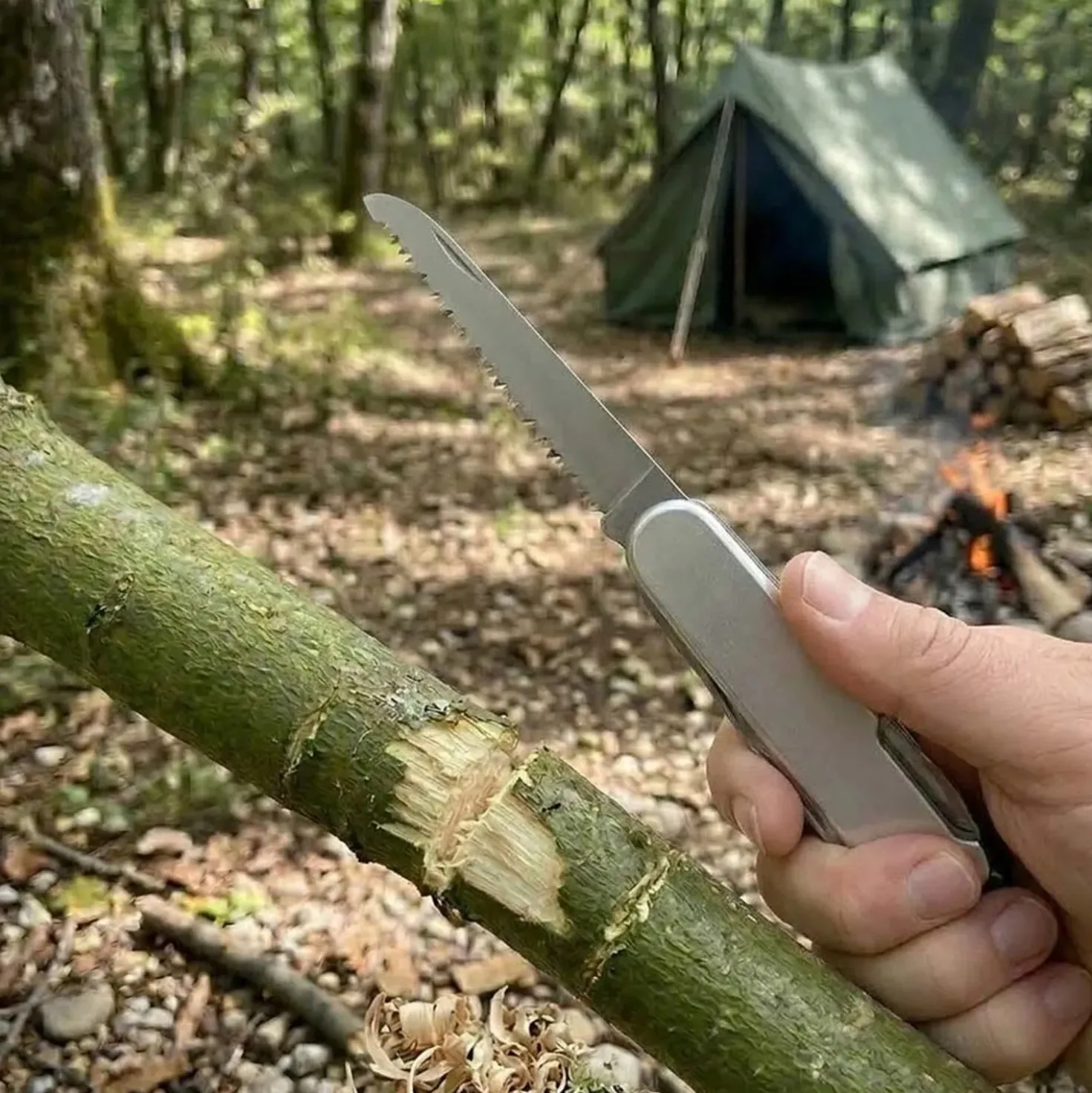 Coltello multiuso 11 funzioni acciaio inox