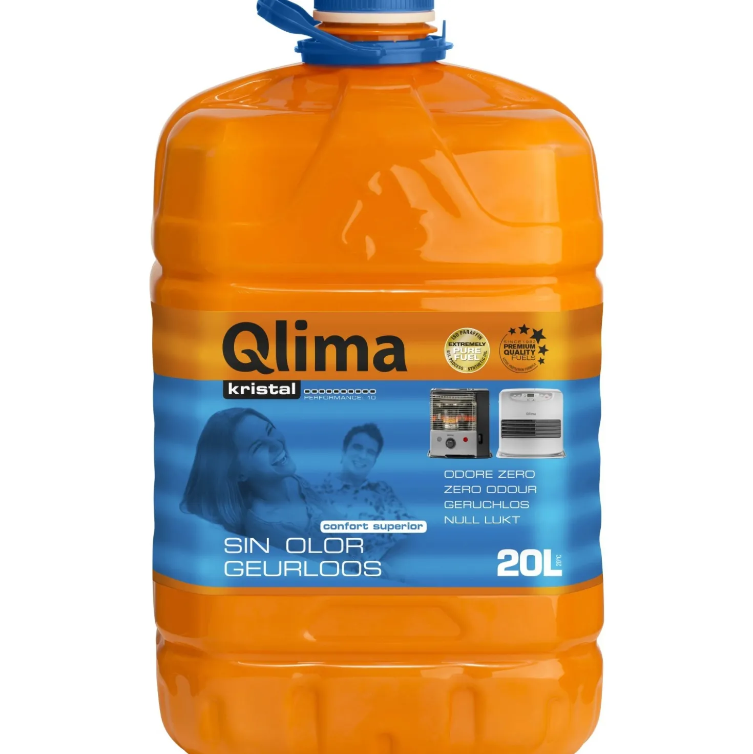 Combustibile Qlima Kristal per stufe portatili tanica 20 l