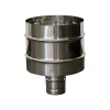 Comignolo antivento antipioggia tondo inox AISI 304 Ø 100 mm