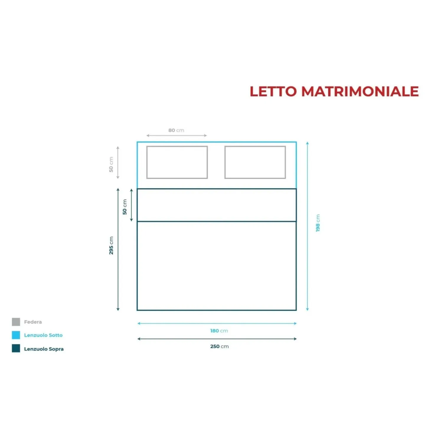 Completo letto matrimoniale Gemitex in cotone assortito