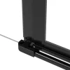 Componente per porte doccia e walk-in nero