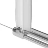 Componente per porte doccia e walk-in cromo