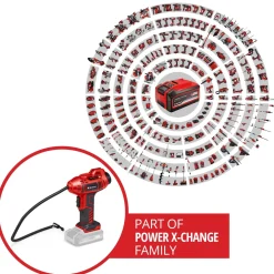 Compressore a batteria Einhell per auto