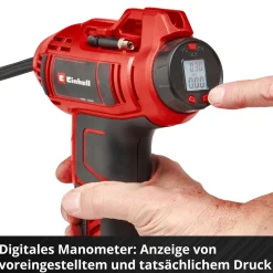 Compressore a batteria Einhell per auto