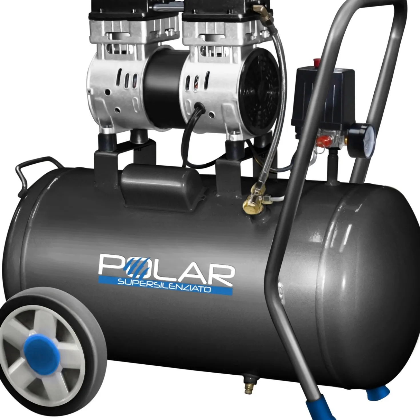 Compressore silenziato Polar Oil Free 50 l