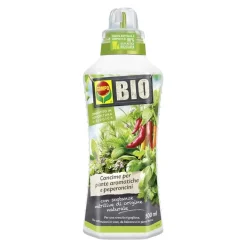 Concime per piante aromatiche e peperoncini Compo Bio 1 l