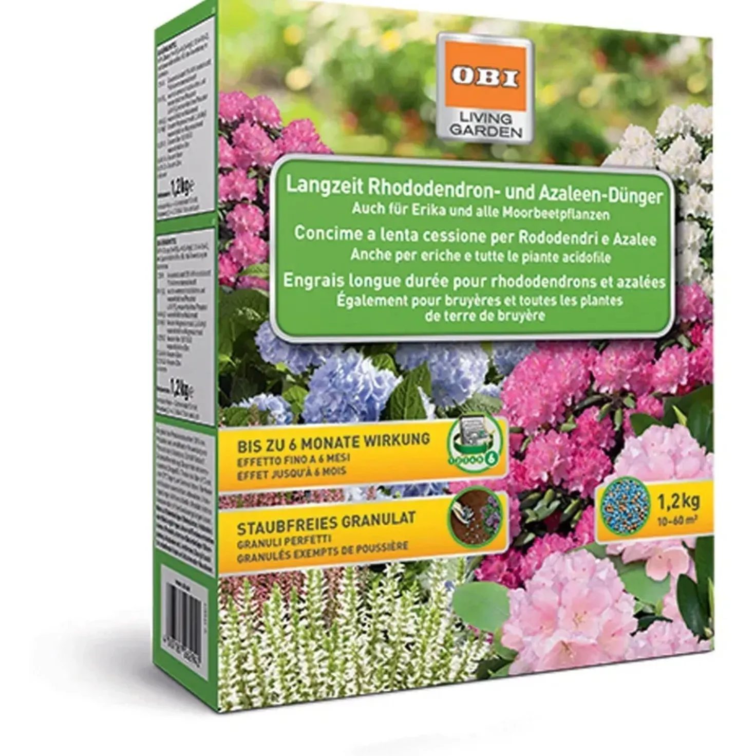 Concime per piante rododendri Living Garden 1,2 kg
