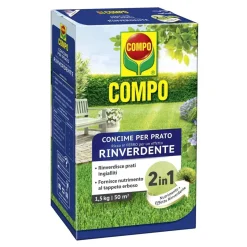 Concime per prato con ferro Compo Floranid 1,5 kg