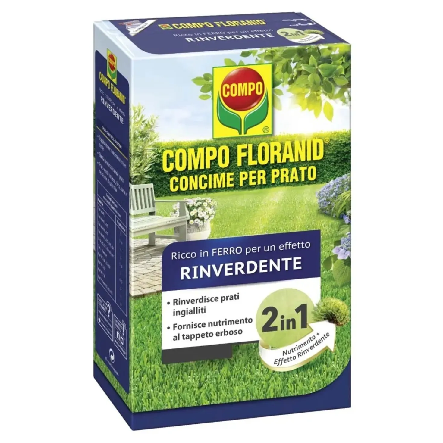 Concime per prato rinverdente Compo 3 kg