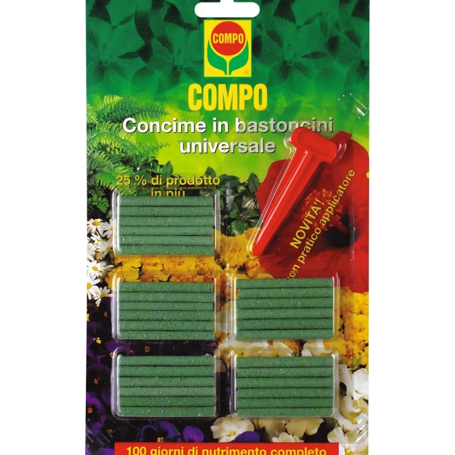 Concime universale per fiori in bastoncini Compo 30 pz
