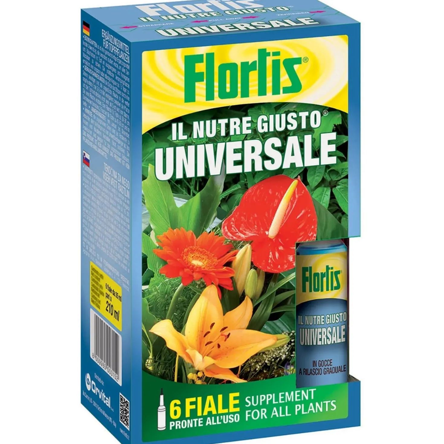 Concime universale per fiori integratore Flortis 35 ml