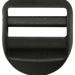 Confezione 2 fibbie regolabili nylon per cinghia 25 mm