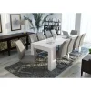 Consolle allungabile Luka bianco 90x52x77 cm