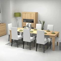 Consolle allungabile Natron rovere 50x90 cm