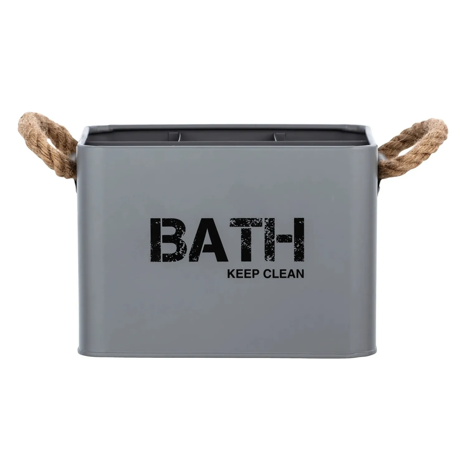 Contenitore bagno Wenko Gara 4 scomparti in acciaio grigio