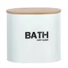 Contenitore bagno Wenko Gara bianco con coperchio