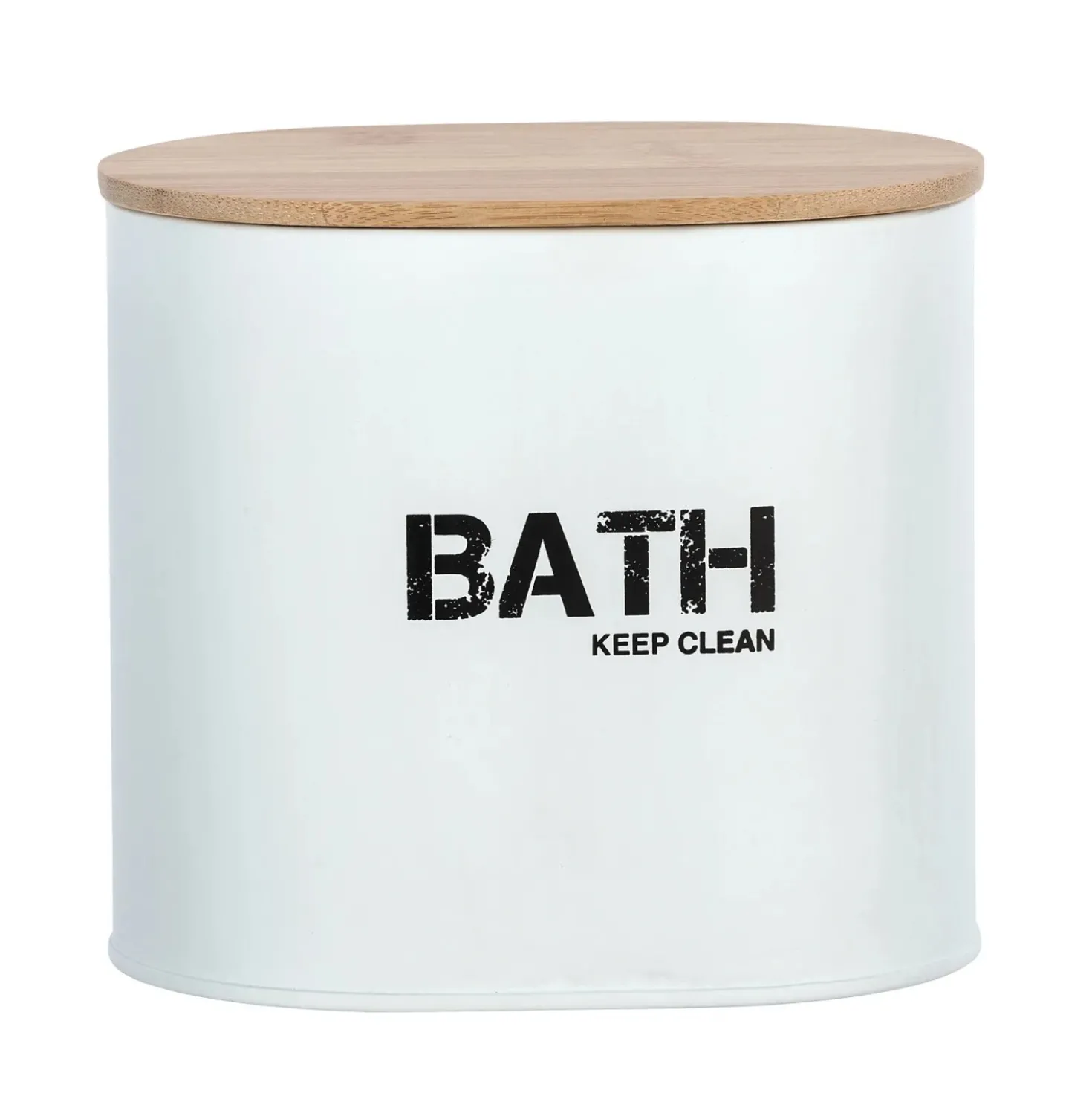 Contenitore bagno Wenko Gara bianco con coperchio