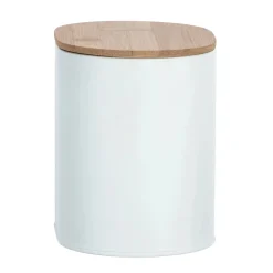 Contenitore bagno Wenko Gara bianco con coperchio