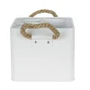 Contenitore bagno Wenko Gara 4 scomparti in acciaio bianco