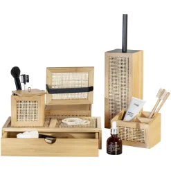 Contenitore con cassetto Allegre bambù FSC