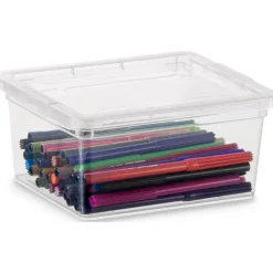 Contenitore in plastica C Box 16,5x19,5x9,5 cm XXS trasparente
